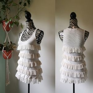 DVF Ruffle Silk Top